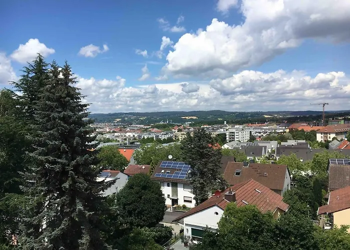 Mit Panoramablick Ueber * Aschaffenburg